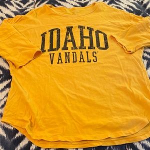Vintage was Idaho Vandals 3/4 sleeve tee